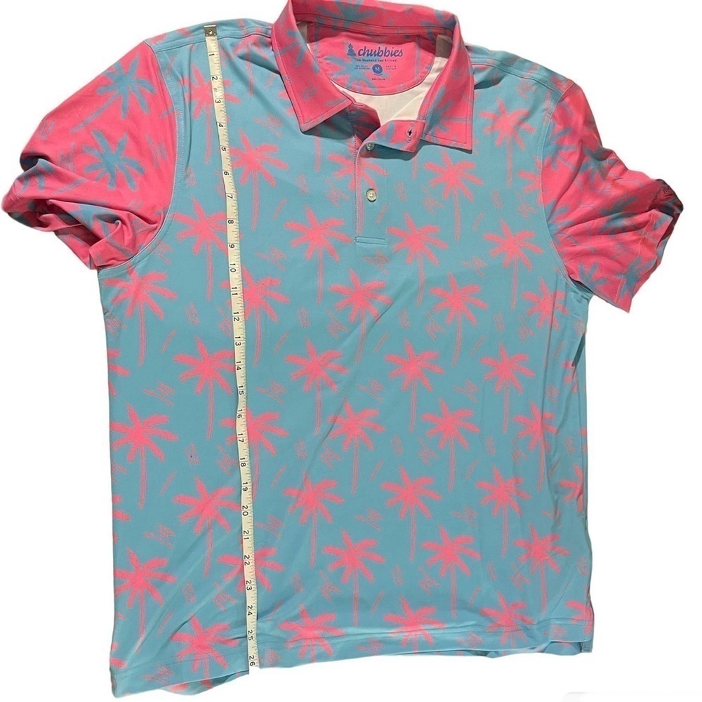 NWOT Chubbies Electric Slide Performance Polo, Size Medium - Picture 4 of 6